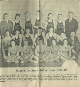 Rineyville Basketball '41-'42 001